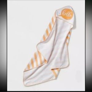 Cloud Island Hello Hooded Towel